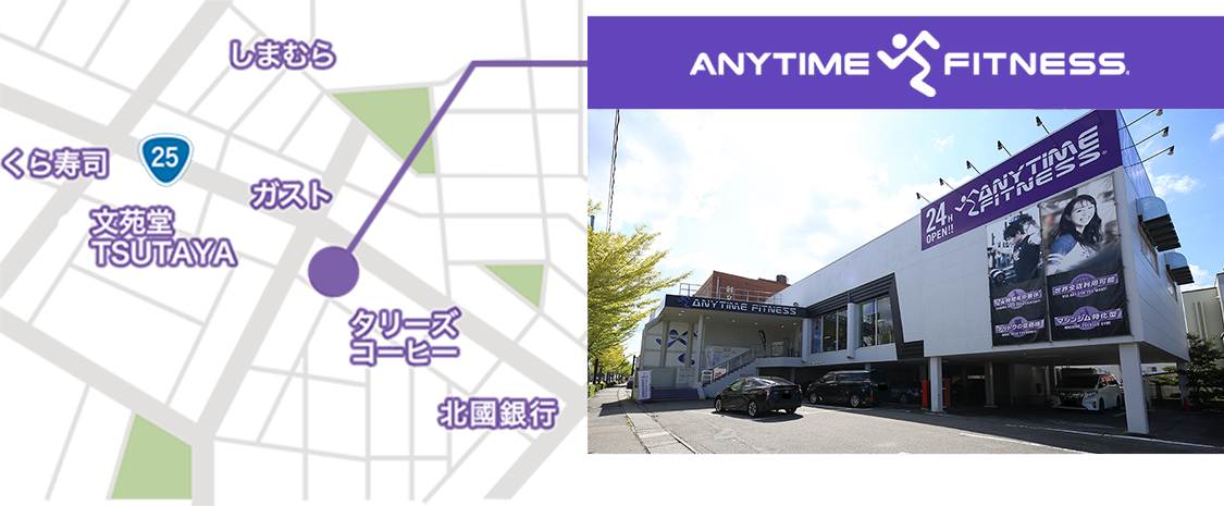 エニタイム金沢入江店の地図