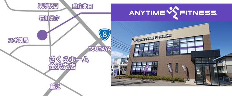 エニタイム藤江北店の地図