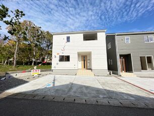 河北郡内灘町字アカシア2丁目　新築一戸建て　※1号棟の外観写真
