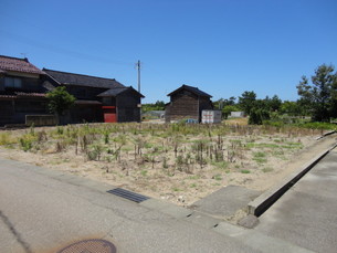 白山市蓮池町オ　土地の外観