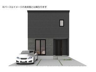 金沢　荒屋町　新築一戸建て【SHPシリーズ】　※左棟の外観写真
