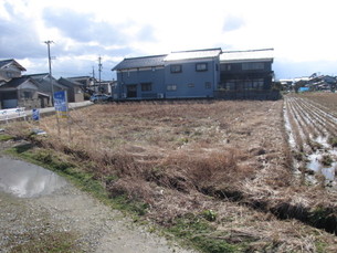金沢市木越町ツ　土地の外観