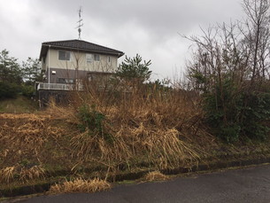 あわら市下金屋　土地の外観